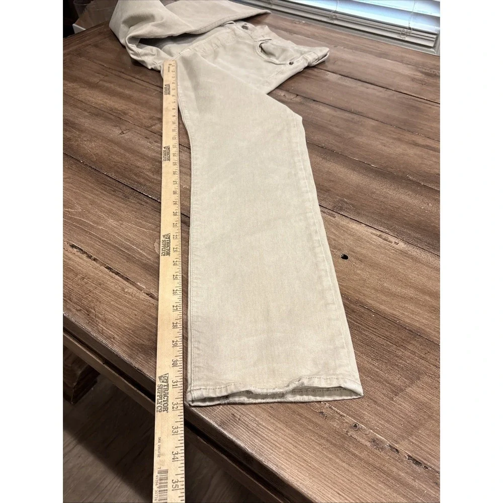 Polo RALPH LAUREN The Varick Slim Straight Stretch 36x32‎ Stone Color Jeans